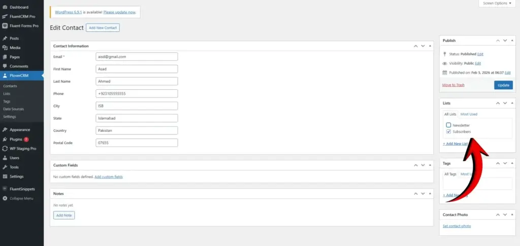 Quick Start Guide 4 Forms automatically create contacts from website inquiries. 3 - Plover CRM