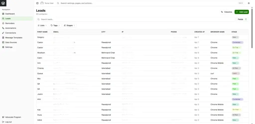 Quick Start Guide 6 Group 49 - Plover CRM