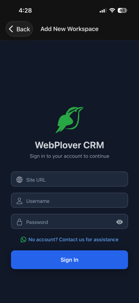Installing PloverCRM Mobile App on Android 5 IMG 0066 - Plover CRM